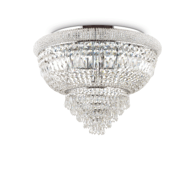 LAMPADA PLAFONIERA DUBAI PL2 4 CROMO - IDEAL LUX 243566 product photo Photo 01 3XL