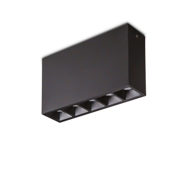 LAMPADA PLAFONIERA LIKASURFACE12W3000K NERO - IDEAL LUX 244884 product photo Photo 01 3XL