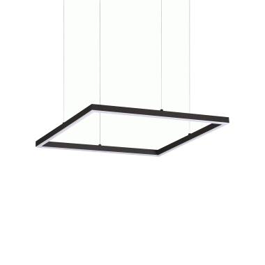 LAMPADA SOSPENSIONE ORACLESLIMSPD50SQUARE NERO 3000K - IDEAL LUX 259161 product photo Photo 01 3XL