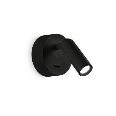 LAMPADA APPLIQUE BEANROUNDAP NERO - IDEAL LUX 260617 product photo Photo 01 3XL