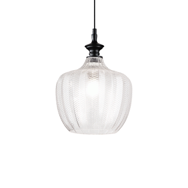 LAMPADA SOSPENSIONE LORD SP1 TRASPARENTE - IDEAL LUX 263632 product photo Photo 01 3XL