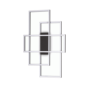 LAMPADA PLAFONIERA FRAMEPLRETTANGOLO NERO - IDEAL LUX 270661 product photo Photo 01 3XL