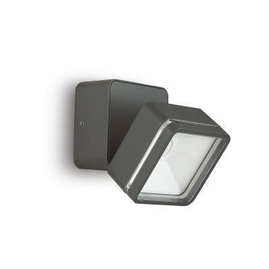 LAMPADA APPLIQUE OMEGAAPSQUAREANTRACITE4000K - IDEAL LUX 285511 product photo Photo 01 3XL