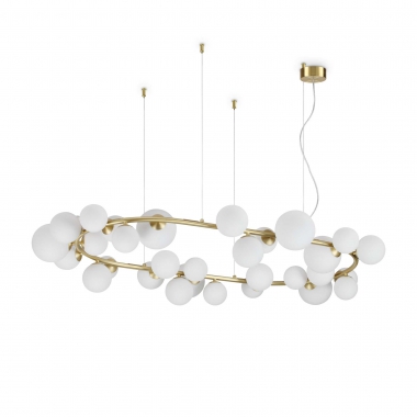 LAMPADARIO PERLAGE SP3 0 BIANCO - IDEAL LUX 296746 product photo Photo 01 3XL