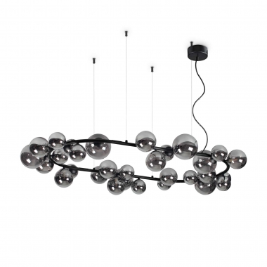PLAFONIERA PERLAGE SP3 0FUME ' - IDEAL LUX 296753 product photo Photo 01 3XL