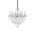 LAMPADA SOSPENSIONE FLORIAN SP6 CROMO - IDEAL LUX 035628 product photo
