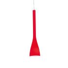 LAMPADA SOSPENSIONE FLUT SP1 SMALL ROSSO - IDEAL LUX 035703 product photo