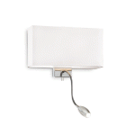 LAMPADA APPLIQUE HOTEL AP2 BIANCO - IDEAL LUX 035949 product photo