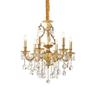 LAMPADA SOSPENSIONE GIOCONDA SP6 ORO - IDEAL LUX 060507 product photo