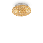 LAMPADA PLAFONIERA KING PL3 ORO - IDEAL LUX 075402 product photo