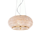LAMPADA SOSPENSIONE PASHA ' SP6 ORO - IDEAL LUX 082172 product photo