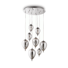 LAMPADA SOSPENSIONE CLOWN SP8 CROMO - IDEAL LUX 100913 product photo