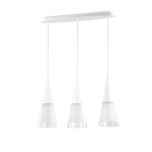 LAMPADARIO SOSPENSIONE CONOSB3 BIANCO - IDEAL LUX 112381 product photo