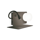 LAMPADA APPLIQUE BOOK - 1AP NERO - IDEAL LUX 174808 product photo