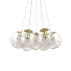 LAMPADA SOSPENSIONE MAPA SAT SP7 OTTONE - IDEAL LUX 176000 product photo