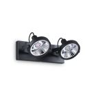 LAMPADA PLAFONIERA GLIM PL2 NERO - IDEAL LUX 200248 product photo