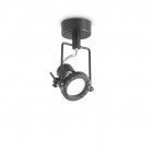 PLAFONIERA SLIDE PL1 NERO - IDEAL LUX 237039 product photo