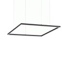 LAMPADA SOSPENSIONE ORACLESLIMSPD70SQUARE NERO 3000K - IDEAL LUX 259185 product photo