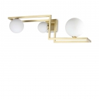 LAMPADA DA PARETE ANGOLO PL3 OTTONE - IDEAL LUX 284330 product photo