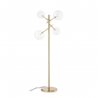 PIANTANAEQUINOXEPT44LUCIG9IN METALLO OTTONE ANTICO EVETRO - IDEAL LUX 290966 product photo