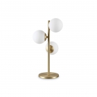 LAMPADA DA TAVOLO PERLAGETL3TRELUCI METALLO OTTONE - IDEAL LUX 292472 product photo