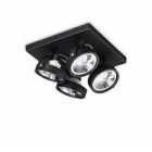 LAMPADA DASOFFITTOKONIG PL4 NERO - IDEAL LUX 300580 product photo
