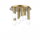 LAMPADA DASOFFITTOPETIT PL6 OTTONE - IDEAL LUX 301532 product photo