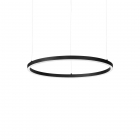 LAMPADA SOSPENSIONE ORACLESLIMSPD050ROUN D30 00KDALI NERO - IDEAL LUX 304366 product photo