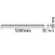 Damp Proof 1200 18W 865 Ip65 Gy        - LEDVANCE DP120018865G3 product photo Photo 03 2XS
