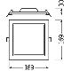 DL SLIM SQ155 12W/4000K WT IP20    LEDV - LEDVANCE DWLSSQ15512840G2 - LEDVANCE DWLSSQ15512840G2 - LEDVANCE DWLSSQ15512840G2 product photo Photo 03 2XS