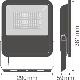 FL AREA 72W 840 ASYM 48X92 BK      LEDV - LEDVANCE FLA72840B48AS - LEDVANCE FLA72840B48AS - LEDVANCE FLA72840B48AS product photo Photo 03 2XS