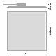 Panel Eco 600 Ugr&Lt;19 600 E 36W 865 U19 - LEDVANCE PLECO60036865UG2 product photo Photo 02 2XS
