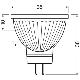 Led Mr11 P 4.2W 827 Gu4 - LEDVANCE PM1135827361 product photo Photo 03 2XS