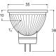 Led Mr11 P 2.5W 827 Gu4 - LEDVANCE PM1120827361 product photo Photo 03 2XS