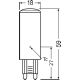 LED PIN50 4.8W 827 CL G9 P         LEDV - LEDVANCE PPIN50827CG91 - LEDVANCE PPIN50827CG91 product photo Photo 04 2XS