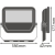 PROIETTORE FARO LED DA  ESTERNO 30W BIANCO 830 KELVIN CON STAFFA - LEDVANCE FLOOD30830WG3 product photo Photo 02 2XS