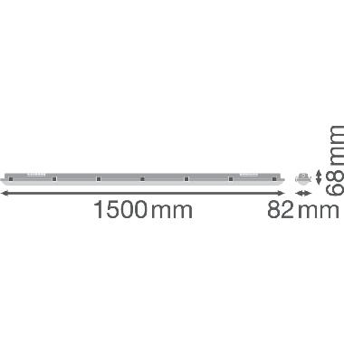 Damp Proof 1500 81W 840 Ip65 Gy - LEDVANCE DP150081840G3 product photo Photo 03 3XL