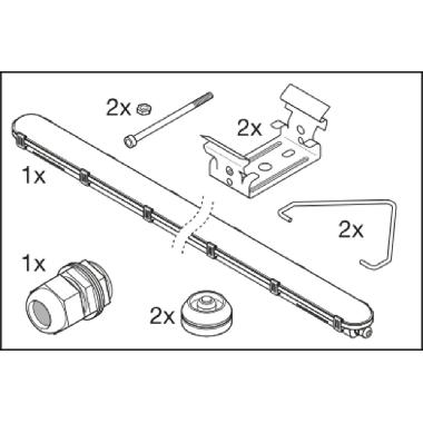 Damp Proof 1500 81W 840 Ip65 Gy - LEDVANCE DP150081840G3 product photo Photo 07 3XL