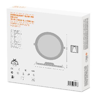 DL SLIM DN210 18W/4000K WT IP20    LEDV - LEDVANCE DWLSDN21018840G2 - LEDVANCE DWLSDN21018840G2 product photo Photo 02 3XL