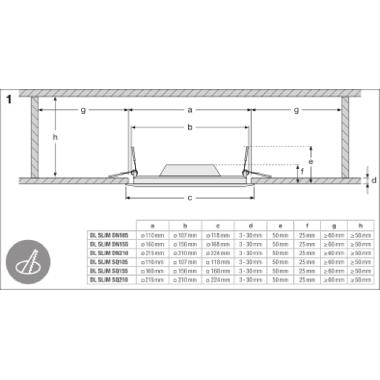 DL SLIM DN210 18W/4000K WT IP20    LEDV - LEDVANCE DWLSDN21018840G2 - LEDVANCE DWLSDN21018840G2 product photo Photo 09 3XL