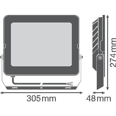 FL COMP V 135W 865 SYM 100 BK      LEDV - LEDVANCE FLCOMP135865B product photo Photo 03 3XL
