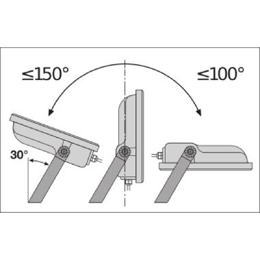 PROIETTORE FARO 30W 6500K 100W - LEDVANCE FLOOD30865WG3 product photo Photo 07 3XL