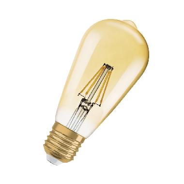 Vintage 1906 Led Classic Edison Dim 6.5W 824 Gold E27 - LEDVANCE LED081514 product photo Photo 01 3XL