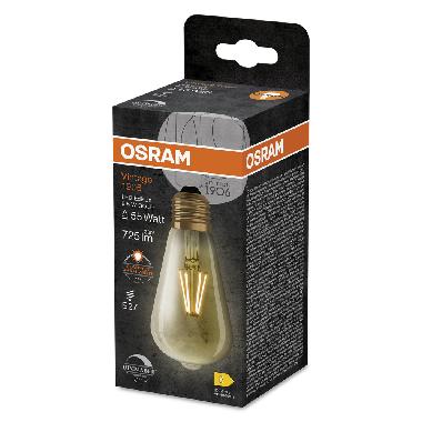 Vintage 1906 Led Classic Edison Dim 6.5W 824 Gold E27 - LEDVANCE LED081514 product photo Photo 02 3XL
