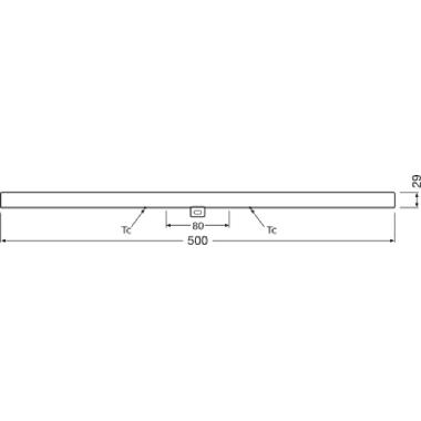 Ledinestra® Dim 4.9W 827 Frosted S14D - LEDVANCE LED607057BOX1 product photo Photo 04 3XL