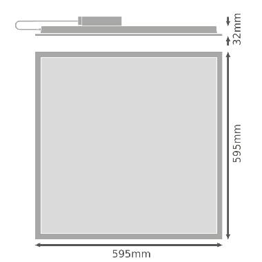PL ECO 600 E 36W 840 U19           LEDV - LEDVANCE PLECO60036840UG2 - LEDVANCE PLECO60036840UG2 product photo Photo 02 3XL