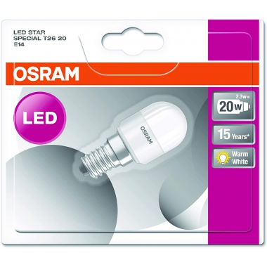 LAMPADA LED TUBOLARE 2,3W/827 230V ATTACCO E14 LED PT2620 - LEDVANCE PT26827E1G6 product photo Photo 02 3XL