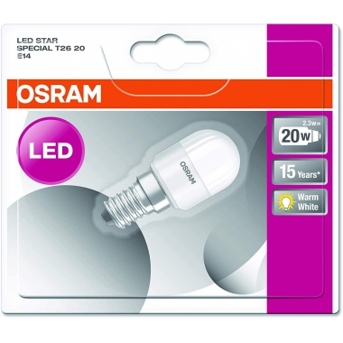LAMPADA LED TUBOLARE 2,3W/827 230V ATTACCO E14 LED PT2620 - LEDVANCE PT26827E1G6 product photo Photo 04 3XL