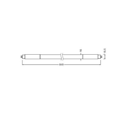 Led Tube T5 Ac Mains P 849 Mm 16W 840 - LEDVANCE PT5ACHO398401 product photo Photo 03 3XL