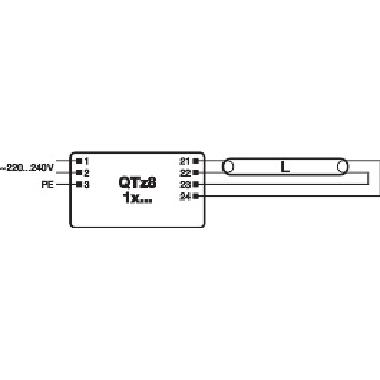 OSRAM QUICKTRONIC® QTz8 / Alimentatore: 36 W - LEDVANCE QTZ81X36 - LEDVANCE QTZ81X36 product photo Photo 03 3XL